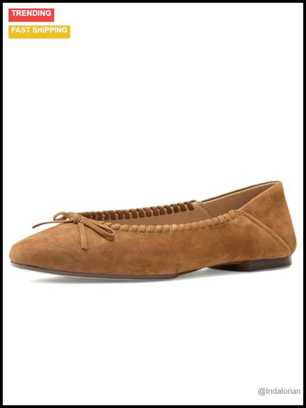 Leather Ballet Flats Slip-On Comfortable Business Casual Work